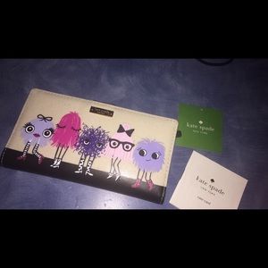 Kate Spade Imagination Monster Party Stacy Wallet